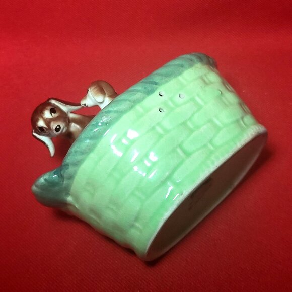 Vintage Dachshund Dog Mother and Baby Salt Pepper Shaker - Picture 12 of 16